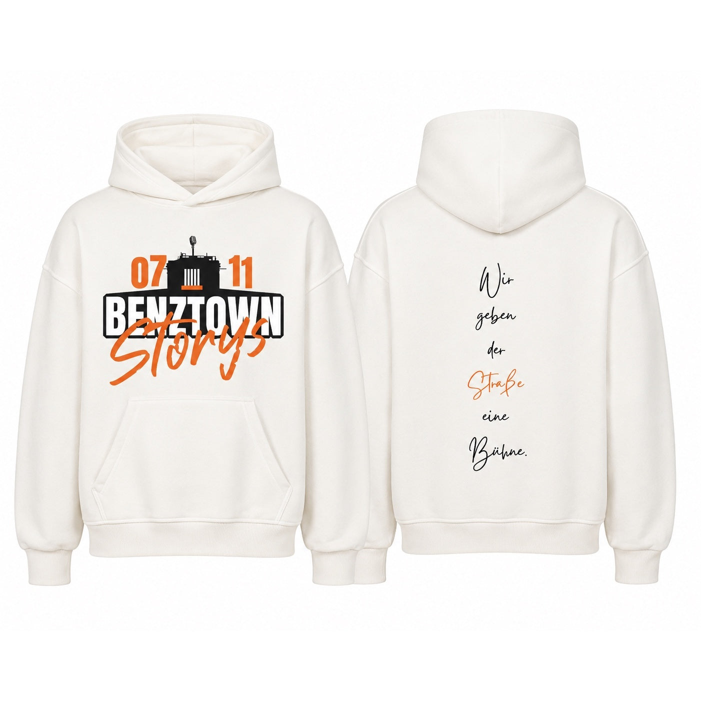 Wir geben der Straße eine Bühne Oversized Hoodie