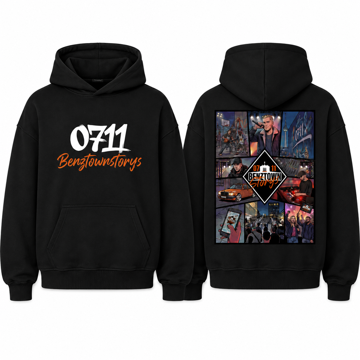 GTA 0711 Benztownstorys Oversized Hoodie